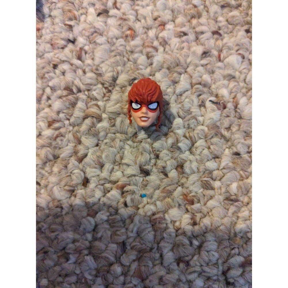 Marvel Legends SPINNERET MARY JANE WATSON FEMALE HEAD 1/12 Figure Custom Fodder
